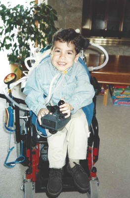 A photo of Alex Gardner as a child.